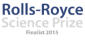 Rolls Royce Science Prize Finalist - Click for Information