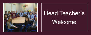 Head Teacher’s Welcome